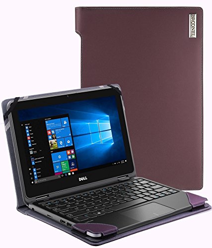 Broonel - Profile Series - Purple Leather Luxury Laptop Case For The Lenovo ThinkPad L380