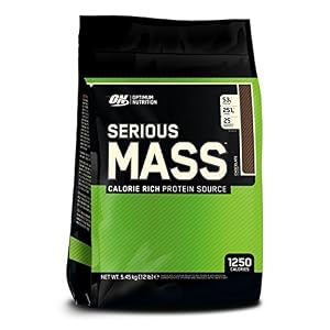 Optimum Nutrition Serious Mass Weight Gain Powder, 5.45 kg - Chocolate