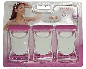 Actifit Womens Disposable Hair Razor - Set of 6
