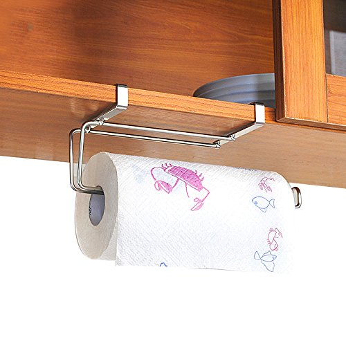 Preisvergleich Produktbild BCX WLQ Tissue Holder - Küchenrollenhalter aus Edelstahl - Creative Hängender Küchenpapierhalter - Free Perforated Kitchen Paper Holder,Papierhandtuchh,Freier Schlag