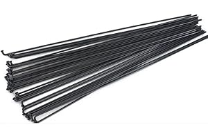 QQY Raggi della bicicletta 36pcs Bike Spoke 14G J Bend Acciaio Raggi Della Bicicletta con Capezzoli 76mm-305mm