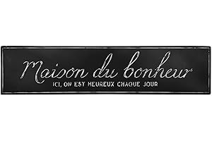 ATMOSPHERA CREATEUR D'INTERIEUR Atmosphera - Déco Murale - métal - 78x18 cm - Modèle 1