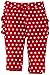 Pumpkin Patch Baby Girls 0-24M Spotty Leggings, Mars Red, 0-3 Months