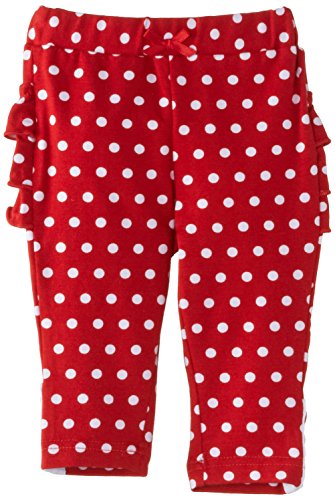 Pumpkin Patch Baby Girls 0-24M Spotty Leggings, Mars Red, 0-3 Months