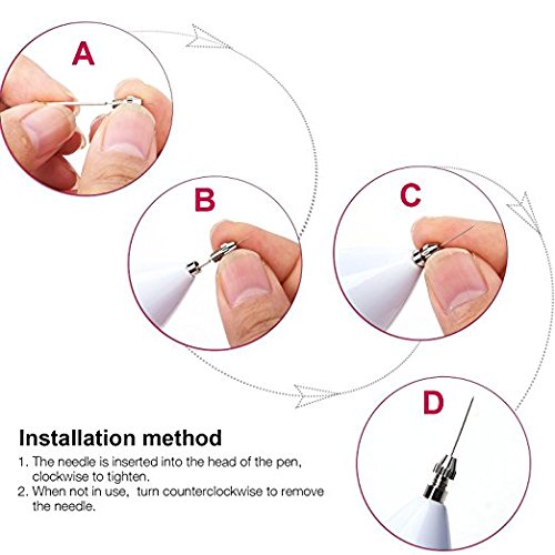 Profi Tupfen Maulwurf Entfernen Maschine, Tragbare Altersflecken Age Spot Removal Gerät mit Keinen Blutungen für Haut mit Spot Tattoo Mole Maulwurf, USB-Aufladung - 7