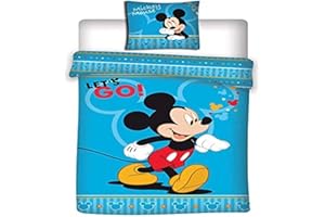 Disney Aymax Mickey Mouse Bed Linen Set 140 x 200 cm + 63 x 63 cm