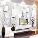 Produktbild Weaeo Moderne Minimalistische 3D-Stereo-Geometrie-Cube Wandbild Wallpaper Benutzerdefinierte Wohnzimmer Büro Modische Interieur Tapete Für Wände 3D-400X280Cm
