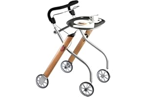 Trustcare Let's Go Indoor, Rollator, Buche/Silber, 54 cm