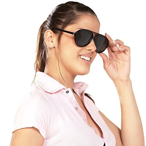 Newgen medicals agujero gafas - el entrenador del ojo (lentes de rejilla) [artículos de tocador.