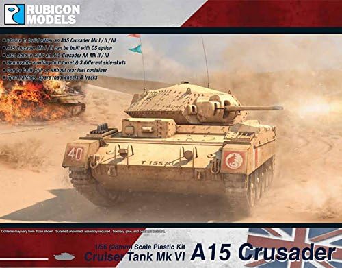 Rubicon Models 28mm British A15 Crusader tank (1/56 scale)