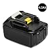 Produktbild LiBatter BL1840 18V 4.0Ah Ersatzbatterien für Makita Werkzeugakku ErsatzAkku für Makita Akku BL1860 BL1850 BL1840 BL1830 BL1820 BL1815 BL1825 BL1835 BL1845 194204-5 5 LXT400 Li-Ion