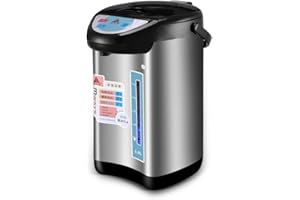 WOQLIBE Distributeur d'eau chaude 5,8 - Bouilloire en acier inoxydable - 750 W - Commande par boutons - Réservoir d'eau pour école, maison, bureau, hôtel