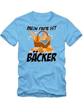 Papa's Beruf Ist Bäcker T-Shirt | Kinder | Kleiner Engel | Mädchen | Jungen | Kindershirt © Shirt Happenz
