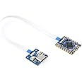 Waveshare RP2040-Tiny Mini Development Board Kit Based on Raspberry Pi Microcontroller RP2040, with USB Port Adapter Board and FPC cable,Support C/C++, MicroPython, Arduino