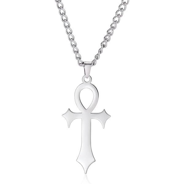 Ciondolo Ankh Egiziano In Argento - Croce Della Vita Con Collana Cordino Nero 5,2 Cm - Artigianato Italiano - Foto 11