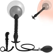 Superlang Aufblasbar Analplug mit Pumpe(15~35cm),Analkugeln Anal ...