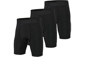 Niksa 3-pak męskie spodenki kompresyjne siłownia bieganie bielizna sportowa warstwa bazowa szorty sportowe spodenki szybkoschnące tkanina męskie spodenki treningowe z dopasowaniem kompresyjnym