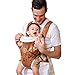 Bebamour Ergonomic Baby Carrier Classic Front and Back Carrier (Black)