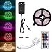 Produktbild Sunix® LED Streifen Set, 2M Strip lights mit 60 RGB LEDs (SMD 5050) , DIY-Beleuchtung, Nicht Wasserdicht, Inklusive Netzteil 12V 2A und 44 Tasten IR-Fernbedienung, LED Lichtband