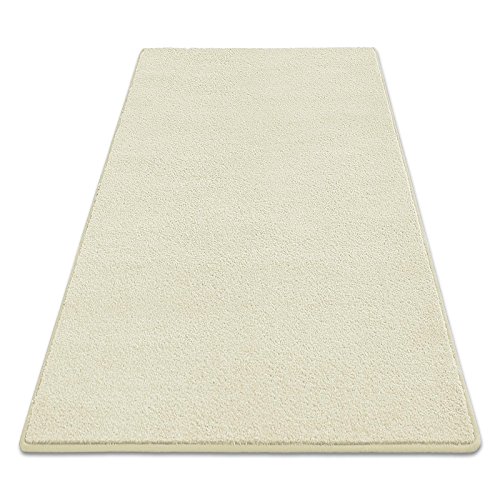 Teppich Läufer Noblesse | flauschig getufteter Flor in modernen Farben | mit GUT-Siegel | Teppichläufer in vielen Farben für Flur, Schlafzimmer, Wohnzimmer etc. | viele Breiten und Längen (66 x 100cm, creme) - 2