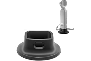 REYGEAK Support pour Accessoires DJI Pocket 3, DJI Pocket 3 Stand Base pour Accessoires Insta 360 X4, Support de Bureau Stable en Silicone antidérapant