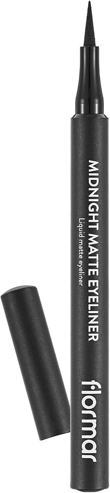 Flormar Mat Likit Kalem Eyeliner (SİYAH) - Midnight Matte Eyeliner - 001 Black - 8690604532292