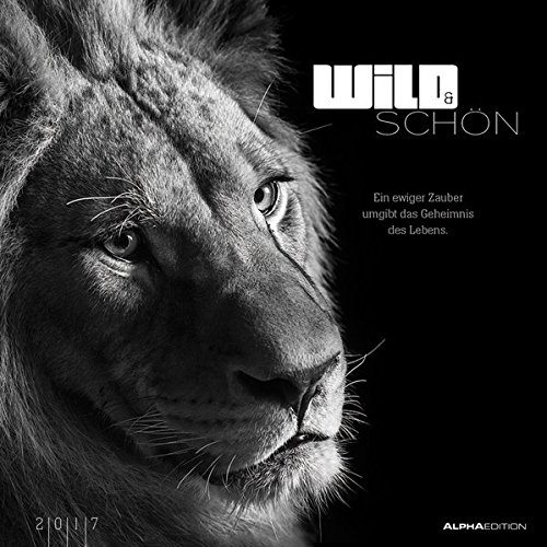 Wild & Schön 2017 - Bildkalender (33 x 33) - Tierkalender - mit Zitaten