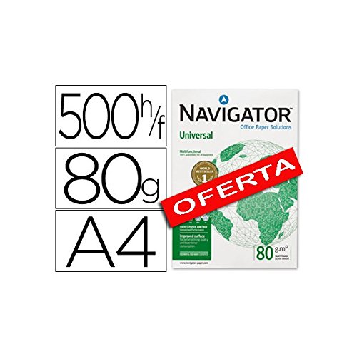 Papel navigator universal 1 paquete de 500 hojas. a4 80 gr