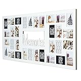 fotorahmen collage ikea Fotogalerie für 32 Fotos im Format 10x15. Der Rahmen kann im Quer- wie auch im Hochformat aufgehängt werden