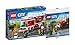 Produktbild Lego City Feuerwehr Set - 60107 Feuerwehrfahrzeug mit fahrbarer Leiter und 30347 Feuerwehr-Auto mit Minifigur und Feuerlöscher im Polybag