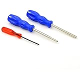 3.8mm + 4.5mm + Trigram Triwing Security Screwdriver Bit Tool Set for Nintendo NES SNES N64 Game Boy Vintage Games and Consoles