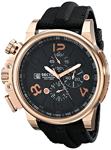 Sector Herren-Armbanduhr XL Analog Quarz Plastik R3271776002
