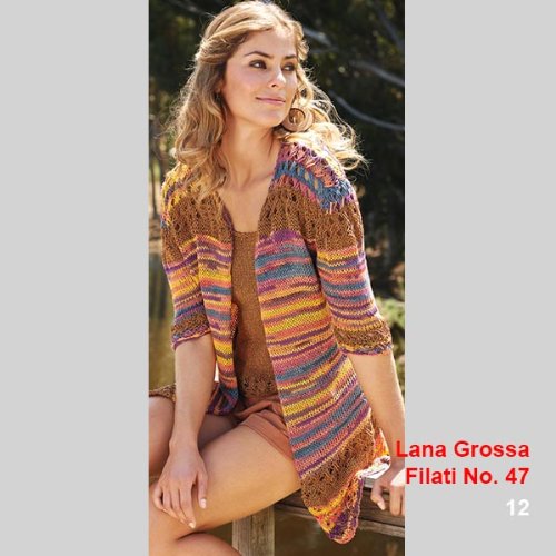Lana Grossa Allegro 014 Mint/Petrol/Senf/Oliv/Dunkelgrau - 3