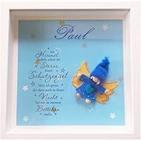 Geschenk zur Taufe, Geburt,Weihnachten Schutzengeldbild