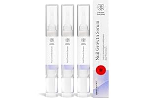 HEALTHROUTINE Health Routine Nail Growth Serum — Juego de 3 aceites para uñas de manos y pies — Crecimiento visible y cuidado diario — Con aceite de jojoba y biotina de origen natural