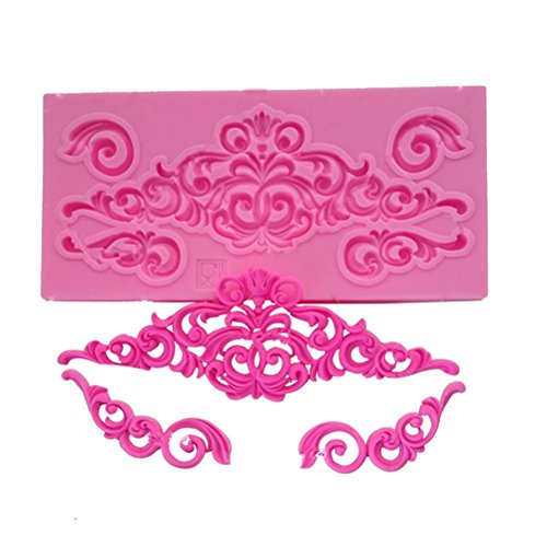 OUNONA Silikon Fondant Form Kuchen Dekor Backen Icing Sugar Mold
