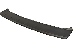 Travall Car Boot Bumper Protector Compatible with Ford Kuga (2008-2013) - Vehicle-Specific Black Smooth Plastic Bumper Protection against Scuffs and Scratches