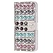 Produktbild Chreey Samsung Galaxy S7 Hülle, DIY Bunte Acryl Perle Glitzer Strass Rhinestone Dekoration Weiß PU Kunstleder Schutz Handytasche Luxuriös Süße Flip Wallet Handyhülle