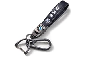 Intertest Pelle portachiavi accessori per chiavi per auto,portachiavi per auto,accessori per auto per uomo e donna,nero