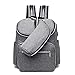 Produktbild Damen Rucksack, Wickeltasche Multifunktions-Reiserucksack Windeltaschen for die Babypflege, große Kapazität, stilvoll und langlebig Für Jugendlich Mädchen ( Farbe : Grau , Größe : 30x22x35cm )