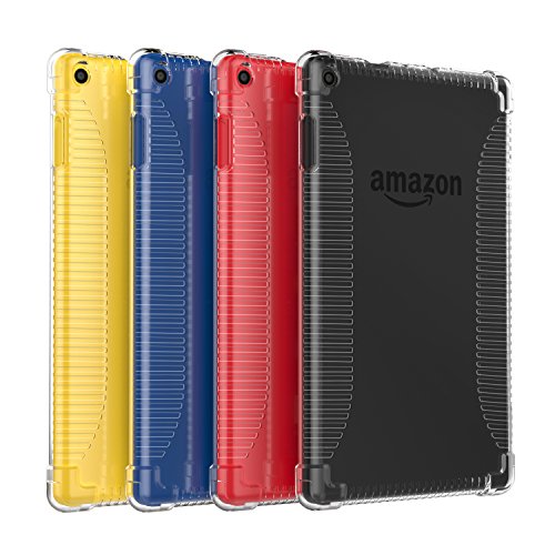 MoKo Hülle für All-New Amazon Fire HD 8 Tablet (7th Generation – 2017 Modell) – Ultra Slim Flexible TPU Kristall Klar Rückseite Schutzhülle Crystal Clear Case Durchsichtig Cover für das neue Fire HD 8, Transparent - 9