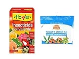 Lote Insecticida polivalente 50ml + Fungicida Cobre Oxicloruro FlowerCuper 50 sobre 50g