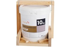 h2oplus · Pintura Plástica Impermeabilizante STOP · Pintura Impermeabilizante Terrazas y Azoteas · Producto NATURAL en base Agua · Bloque todo tipo de Filtraciones · 10 Kg GRIS