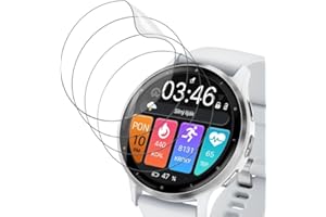 Wondoner 4 Stück für Displayschuz Garmin Venu 3 Schutzfolie, für Klar HD TPU für Garmin Venu 3 Schutz, Anti-Kratzen, Anti-Bläschen Panzerfolie für Garmin Venu 3 Folie