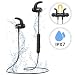 Produktbild Bluetooth Kopfhörer In Ear, Mpow S10 IPX7 Wasserdicht Sport Kopfhörer, 8-9 Stunden Spielzeit/Dreiband-EQ/Mikrofon, Sportkopfhörer Joggen/Laufen/Fitness, Magnetisches Headset für iPhone Android