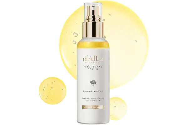 d'alba Piedmont Trufa Blanca Italiana First Spray Serum (100ml) | Cuidado de la piel vegano, Bruma facial hidratante, Spray multifuncional, Para todo tipo de piel, Skincare coreano