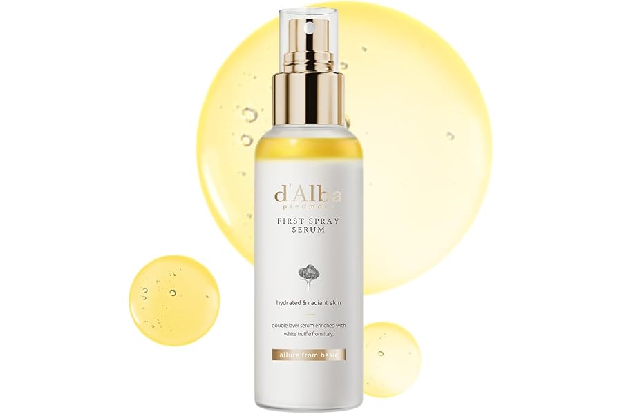 d'alba Piedmont Italienischer Weißer Trüffel First Spray Serum (100ml) | Feuchtigkeitsspendendes Gesichtsspray, Strahlende Haut, Hautberuhigend, Vegan, Koreanische Hautpflege