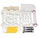Produktbild Teamyy 47 Stück Sugarcraft Kuchen Dekoration Ausstecher Fondant Icing Blumen Tortendeko Modellieren Werkzeuge Modell Muster Set