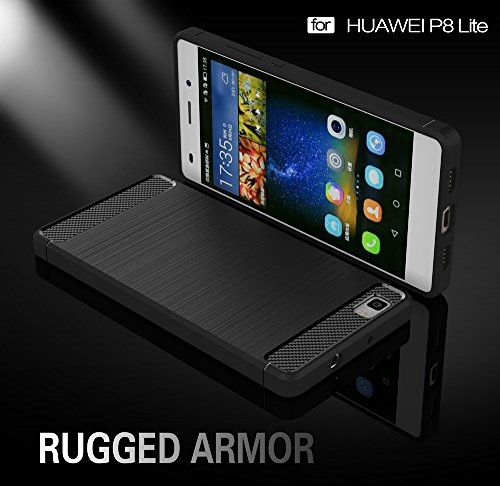 DBIT Huawei P8 Lite 2016 Funda La C scara Protectora Compacta de Textura de Fibra de Carbono de Anti-choques de Silicona Muy Suave TPU Case para Huawei P8 Lite 2016 Verde DBIT Huawei P8 Lite 2016 Funda La C scara Protectora Compacta de Textura de Fibra de Carbono de Anti-choques de Silicona Muy Suave TPU Case para Huawei P8 Lite 2016 Verde