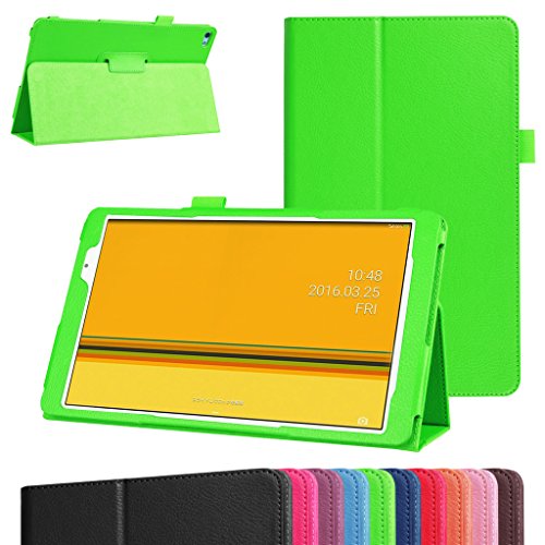 MediaPad T2 10.0 Pro hülle,Mama Mouth Folding Ständer Hülle Case mit Standfunktion für 10.1" HuaWei MediaPad T2 10.0 Pro Android Tablet,Grün